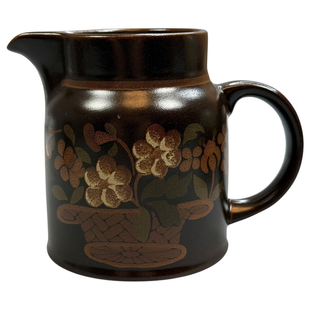 Royal Doulton Basque Creamer Lambeth Stoneware Cottagecore England 1974 VTG